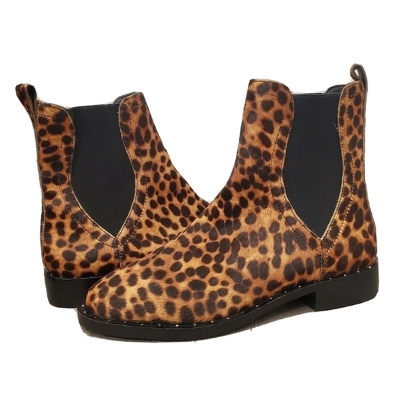 NEW Rebecca Minkoff Sabeen Too Leopard Print Boot - Picture 1 of 7